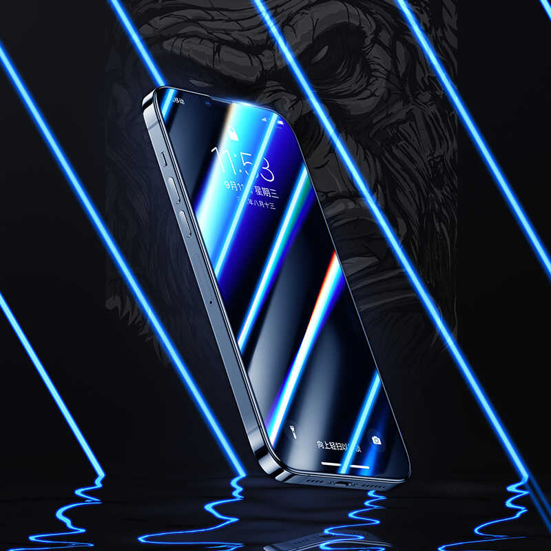 iPhone 13 Pro Benks Little KingKong Matte Cam Ekran Koruyucu Siyah