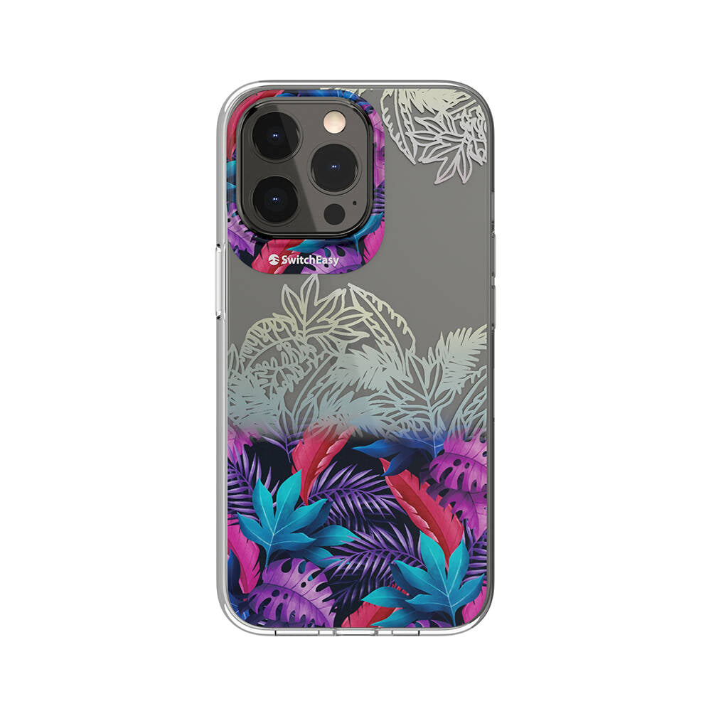 iPhone 13 Pro Kılıf Çift IMD Baskılı Lisanslı Switcheasy Artist Henri Rousseau Kılıf Mor