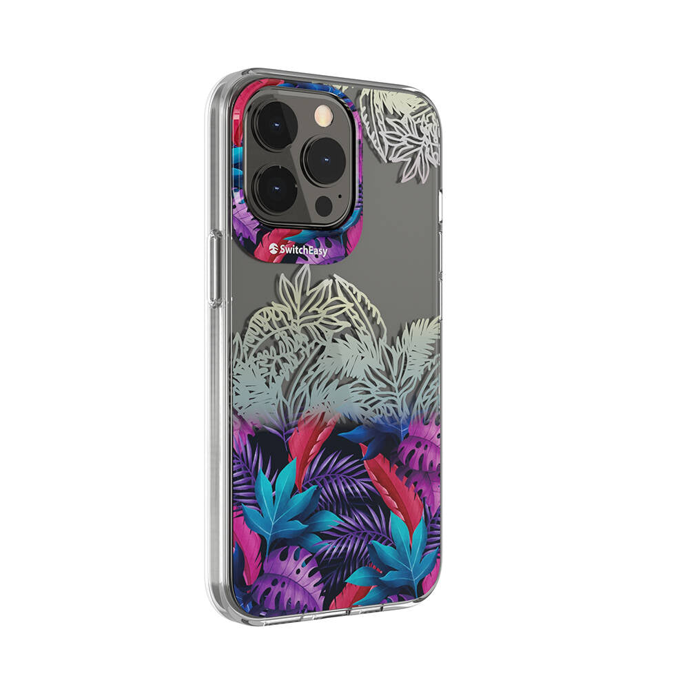 iPhone 13 Pro Kılıf Çift IMD Baskılı Lisanslı Switcheasy Artist Henri Rousseau Kılıf Mor