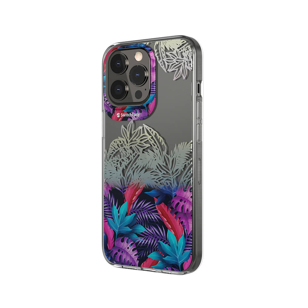 iPhone 13 Pro Kılıf Çift IMD Baskılı Lisanslı Switcheasy Artist Henri Rousseau Kılıf Mor