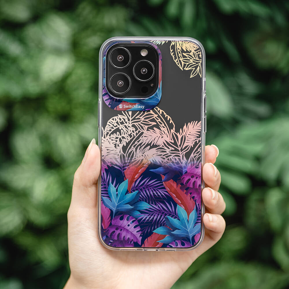 iPhone 13 Pro Kılıf Çift IMD Baskılı Lisanslı Switcheasy Artist Henri Rousseau Kılıf Mor