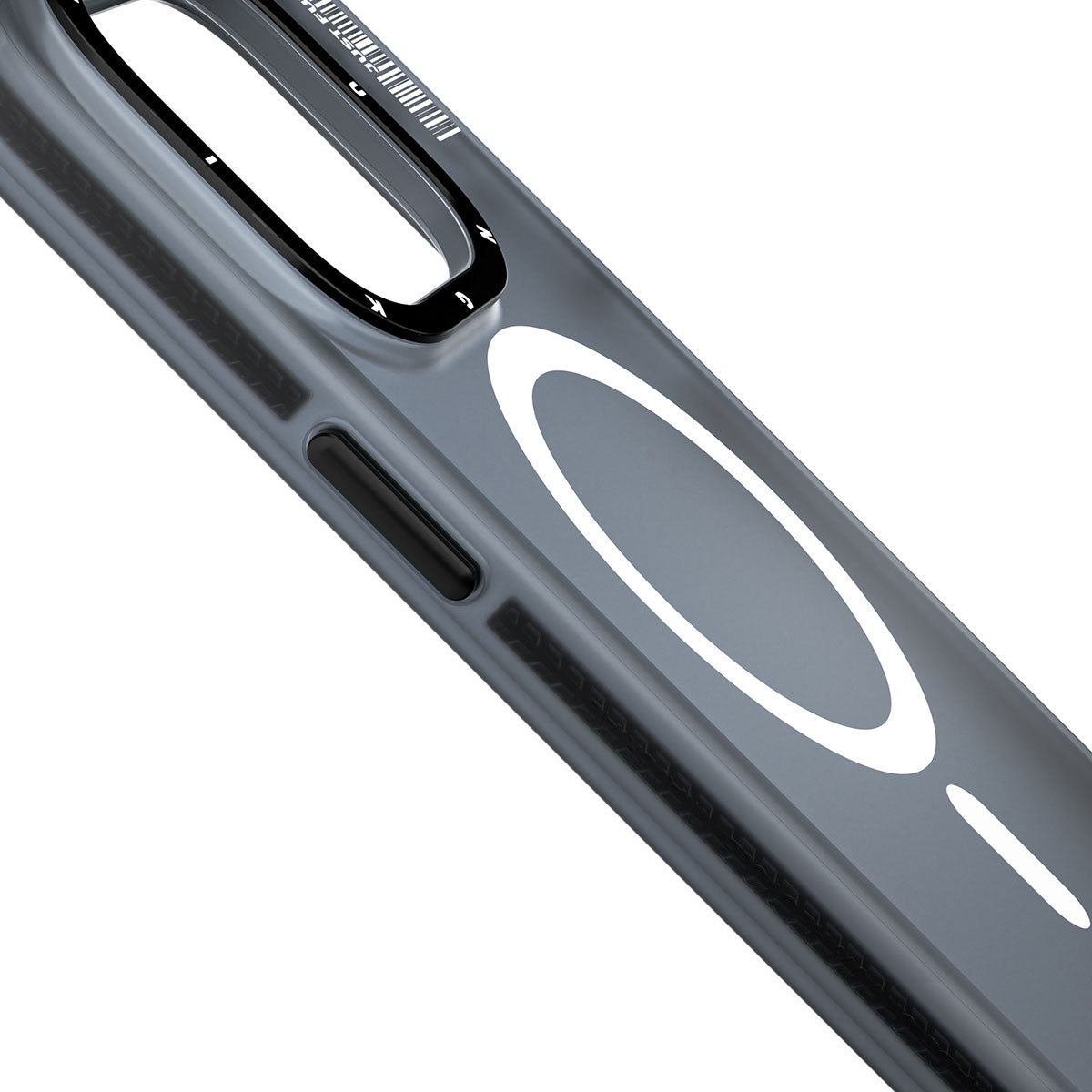 iPhone 13 Pro Kılıf Magsafe Şarj Özellikli Youngkit Colored Sand Serisi Kılıf Siyah