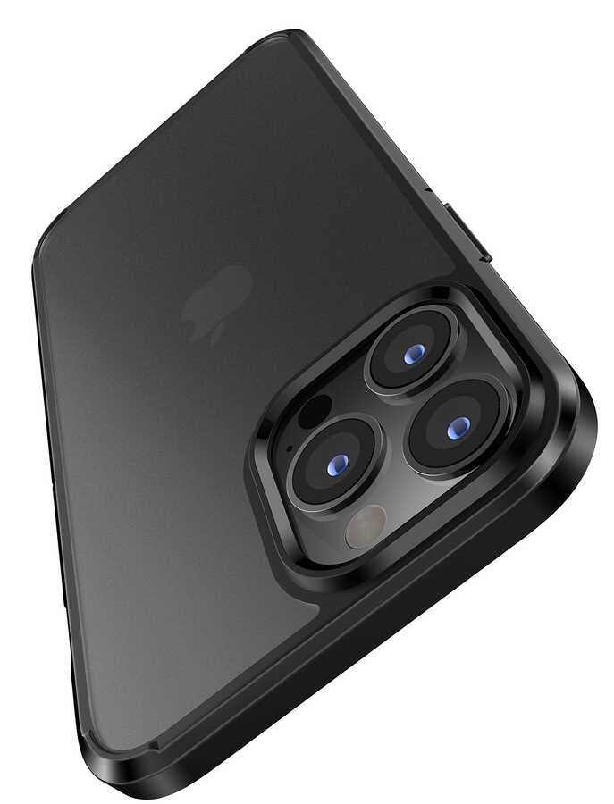 iPhone 13 Pro Kılıf Wlons H-Bom Kılıf Siyah