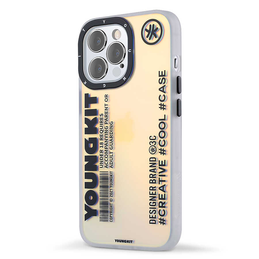 iPhone 13 Pro Kılıf YoungKit Fashion Culture Time Serisi Kılıf CL035 Day İn Day Out