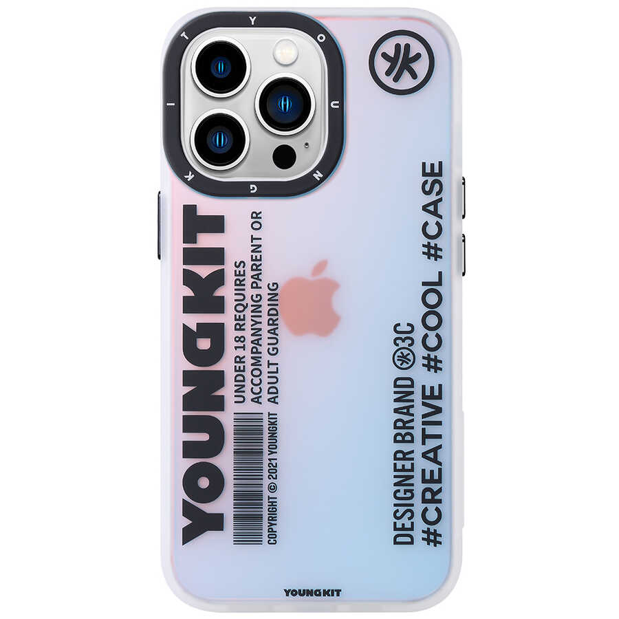 iPhone 13 Pro Kılıf YoungKit Fashion Culture Time Serisi Kılıf CL033 Young Kit
