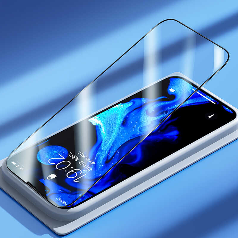 iPhone 13 Pro Max Benks 0.3mm V Pro Full Curved Ekran Koruyucu Siyah