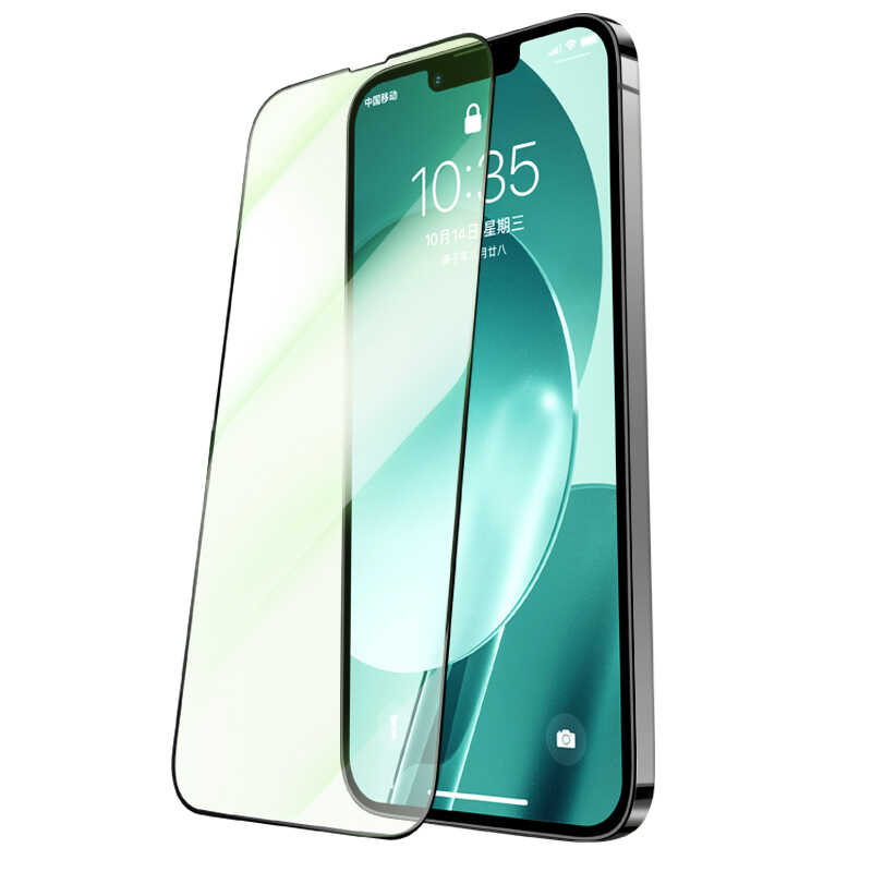 iPhone 13 Pro Max Benks V Pro Green Light Ekran Koruyucu Renksiz