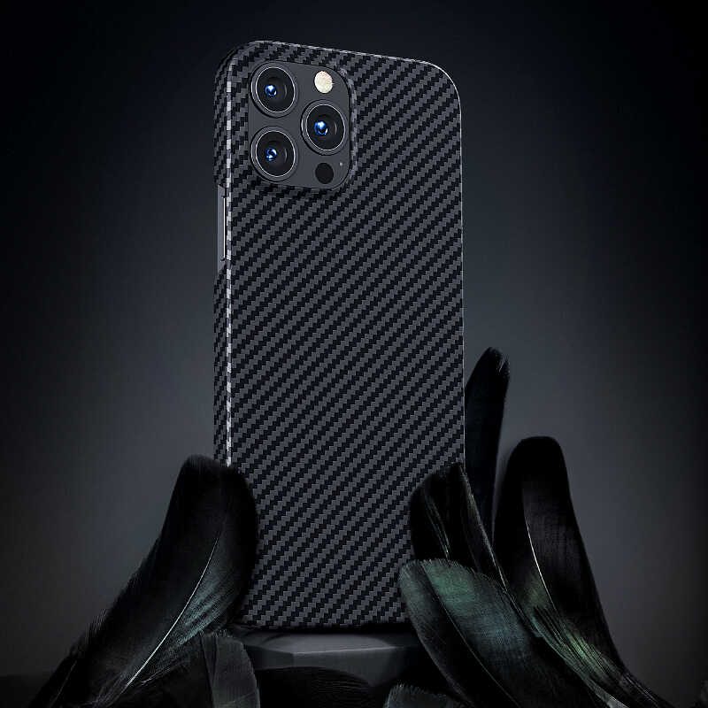iPhone 13 Pro Max Kılıf Benks Aramid Fiber Kılıf Siyah