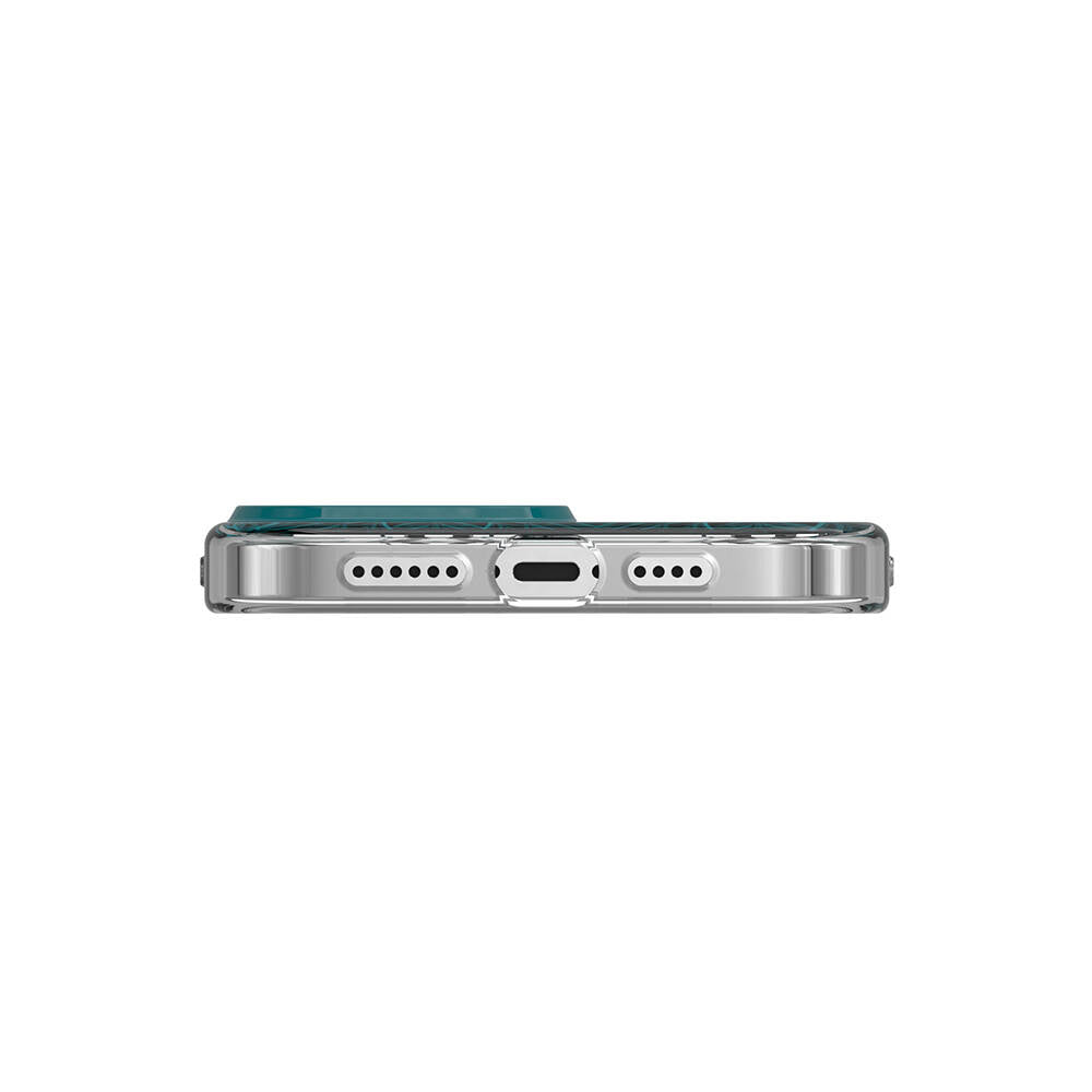 iPhone 13 Pro Max Kılıf Çift IMD Baskılı Lisanslı Switcheasy Artist Aurora Kılıf Yeşil