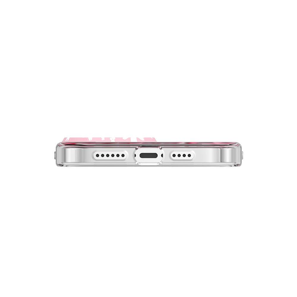 iPhone 13 Pro Max Kılıf Çift IMD Baskılı Lisanslı Switcheasy Artist Sakura Kılıf Pembe