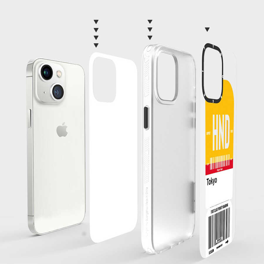 iPhone 13 Kılıf YoungKit Any Time Trip Serisi Kılıf CL027 Paris