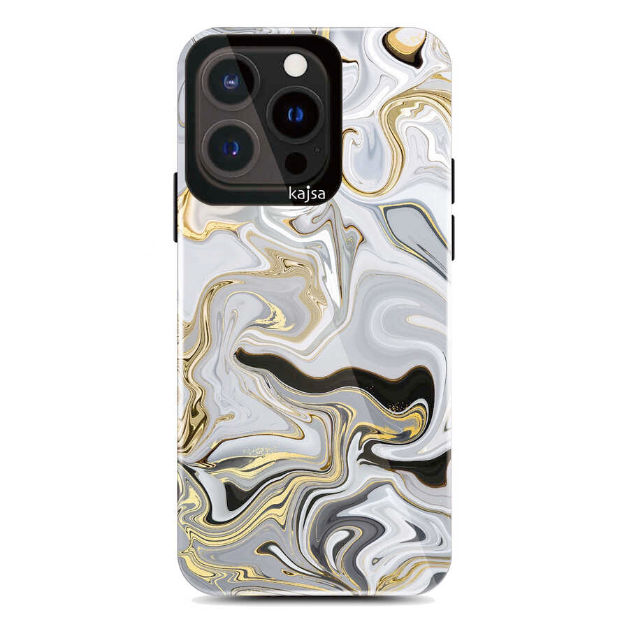 iPhone 13 Pro Max Kılıf Kajsa Shield Plus Abstract Serisi Arka Kılıf NO4