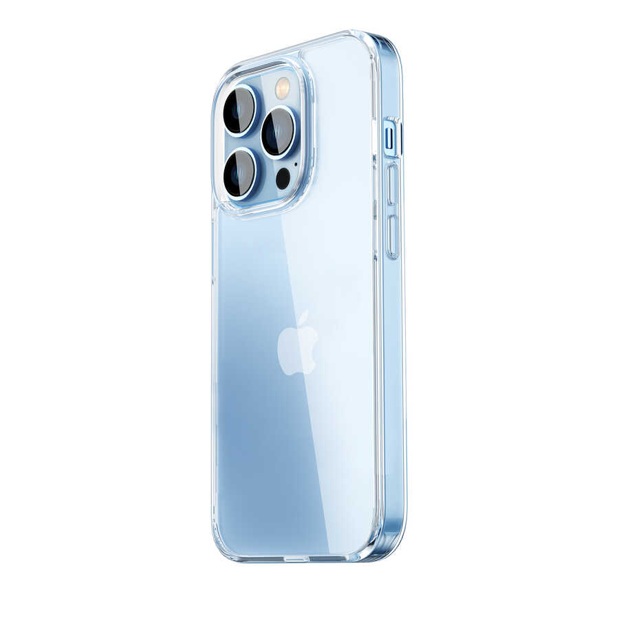 iPhone 13 Pro Max Kılıf Şeffaf Airbag Tasarımlı Wiwu ZCC-108 Concise Serisi Kılıf Renksiz