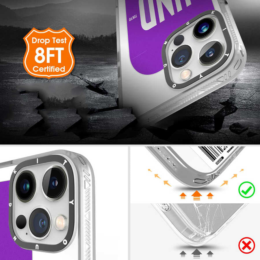 iPhone 13 Pro Max Kılıf YoungKit Any Time Trip Serisi Kılıf CL025 Tokyo