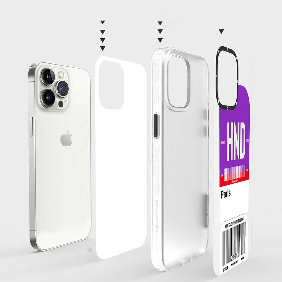 iPhone 13 Pro Max Kılıf YoungKit Any Time Trip Serisi Kılıf CL025 Tokyo