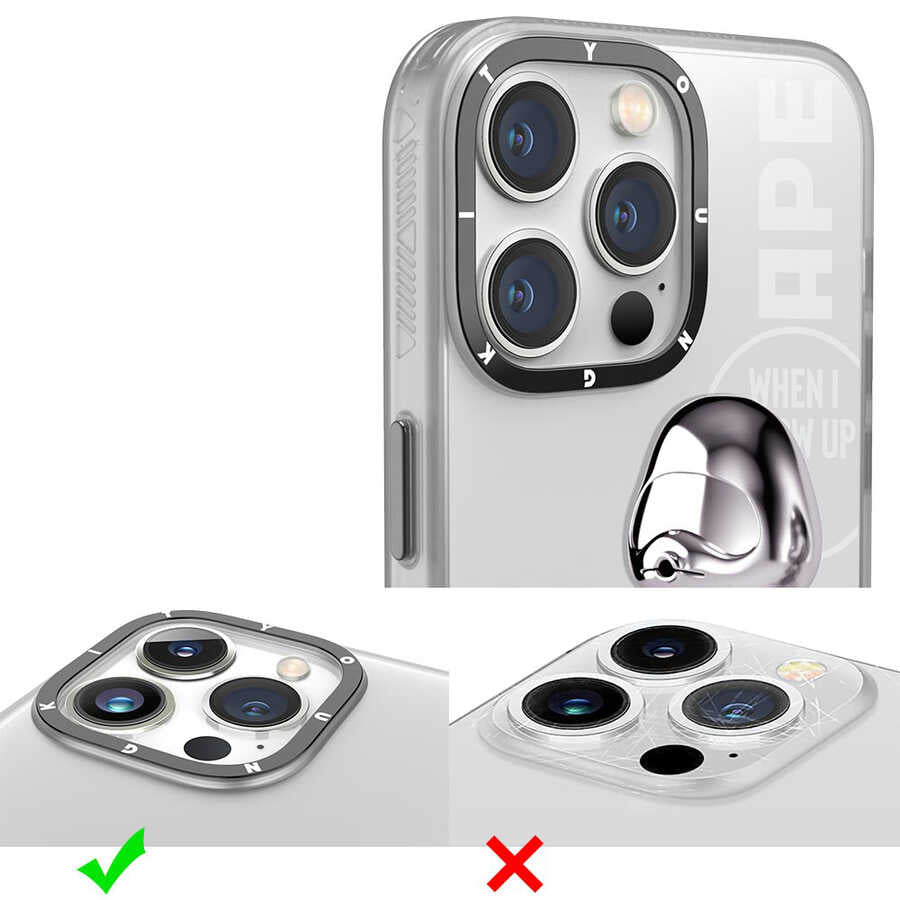 iPhone 13 Pro Max Kılıf YoungKit Klasik Serisi Kılıf IP001 Space Ape