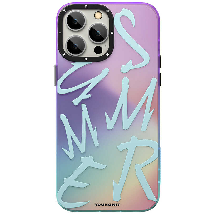 iPhone 13 Pro Max Kılıf YoungKit Summer Serisi Kılıf Rose Gold