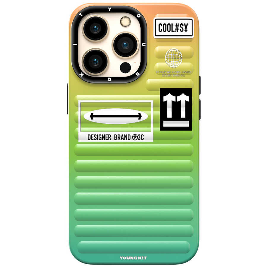 iPhone 13 Pro Max Kılıf YoungKit The Secret Color Serisi Kılıf Mavi