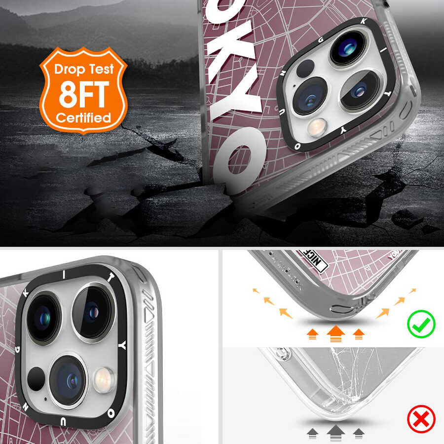 iPhone 13 Pro Max Kılıf YoungKit World Trip Serisi Kılıf Paris