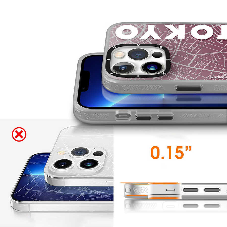 iPhone 13 Pro Max Kılıf YoungKit World Trip Serisi Kılıf Paris