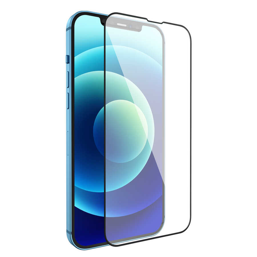 iPhone 13 Pro Max Wiwu Easy İnstall iVista Super Hardness Ekran Koruyucu Siyah