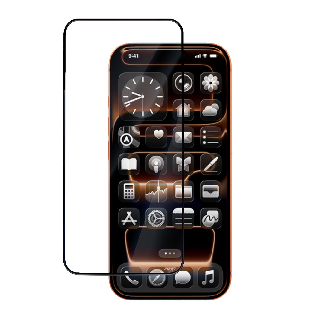 Apple iPhone 13 Pro Mohseven M6 HD Temperli Cam Ekran Koruyucu + Kolay Uygulama Aparatı Şeffaf