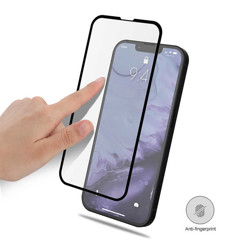 iPhone 13 Pro Wiwu Easy İnstall iVista Super Hardness Ekran Koruyucu Siyah