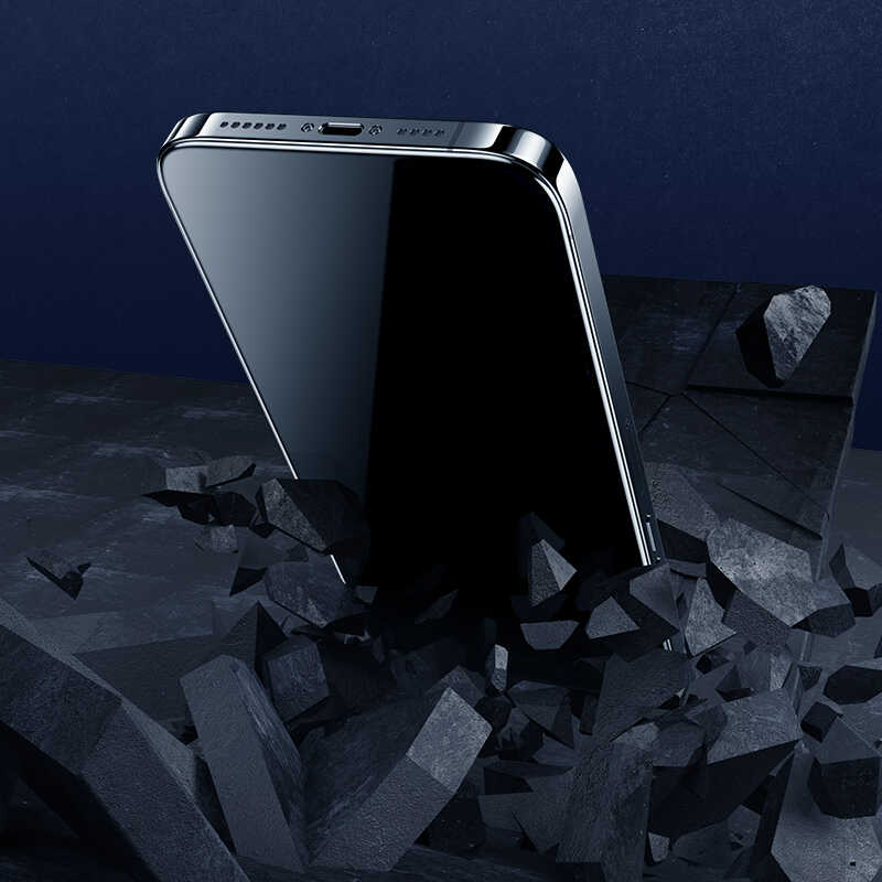 iPhone 14 Benks Little KingKong Matte Cam Ekran Koruyucu Siyah