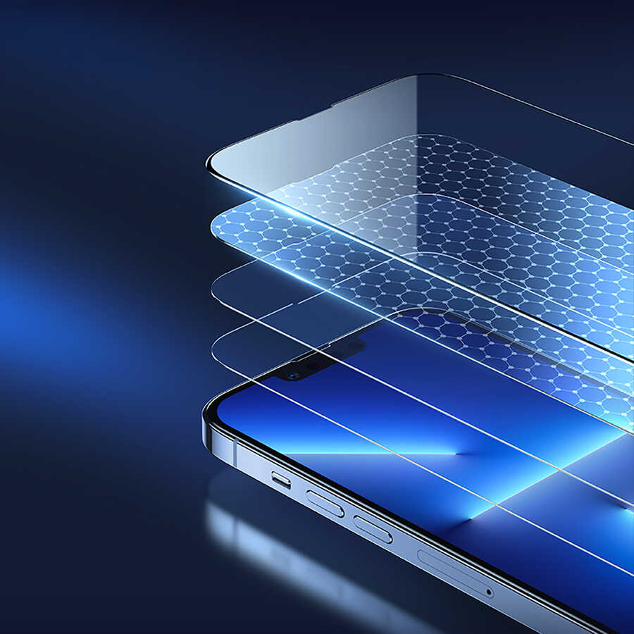 iPhone 14 Benks Mat Ekran Koruyucu Parmak İzi Bırakmayan Oyunculara Özel Ekran Filmi Siyah