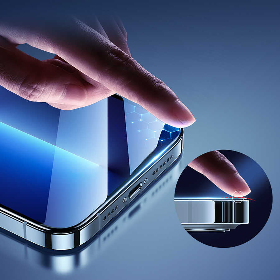 iPhone 14 Benks Mat Ekran Koruyucu Parmak İzi Bırakmayan Oyunculara Özel Ekran Filmi Siyah