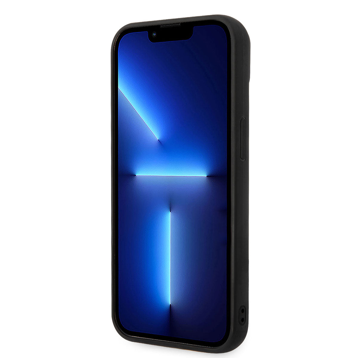 iPhone 14 Kılıf Karl Lagerfeld Nylon Puffy Airbag Karl Dizayn Kılıf Siyah