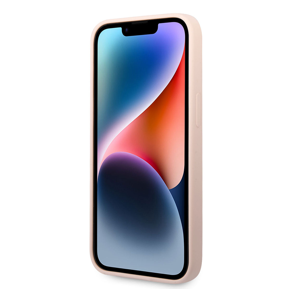 iPhone 14 Kılıf Karl Lagerfeld Silikon Karl Dizayn Kılıf Pembe