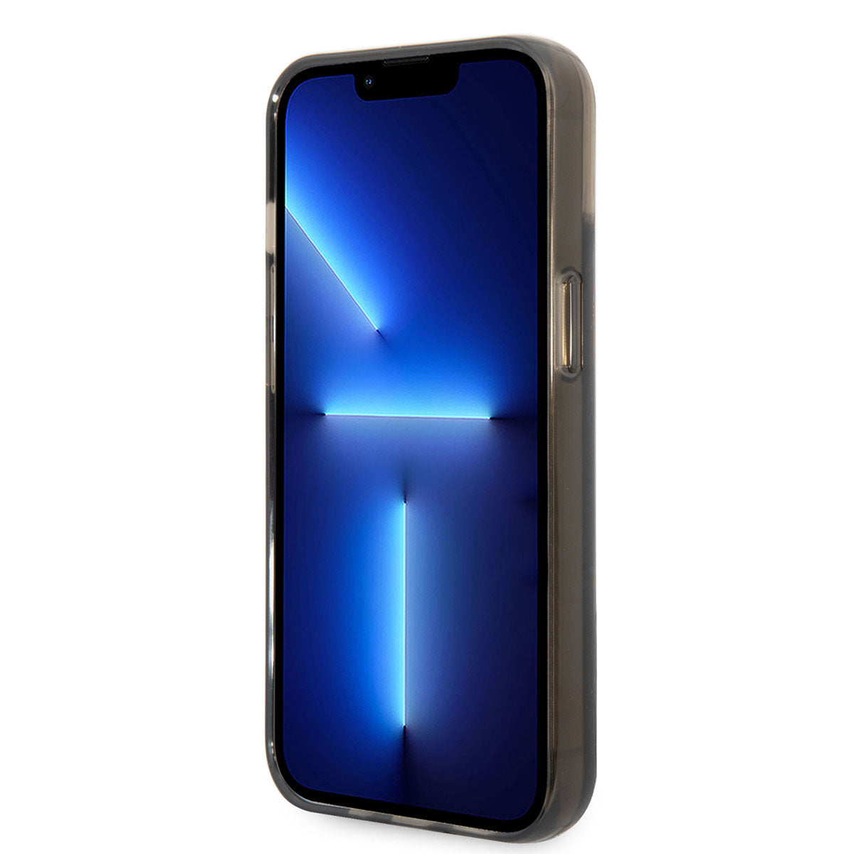 iPhone 14 Kılıf Karl Lagerfeld Sıvılı Simli RSG Dizayn Kılıf Pembe