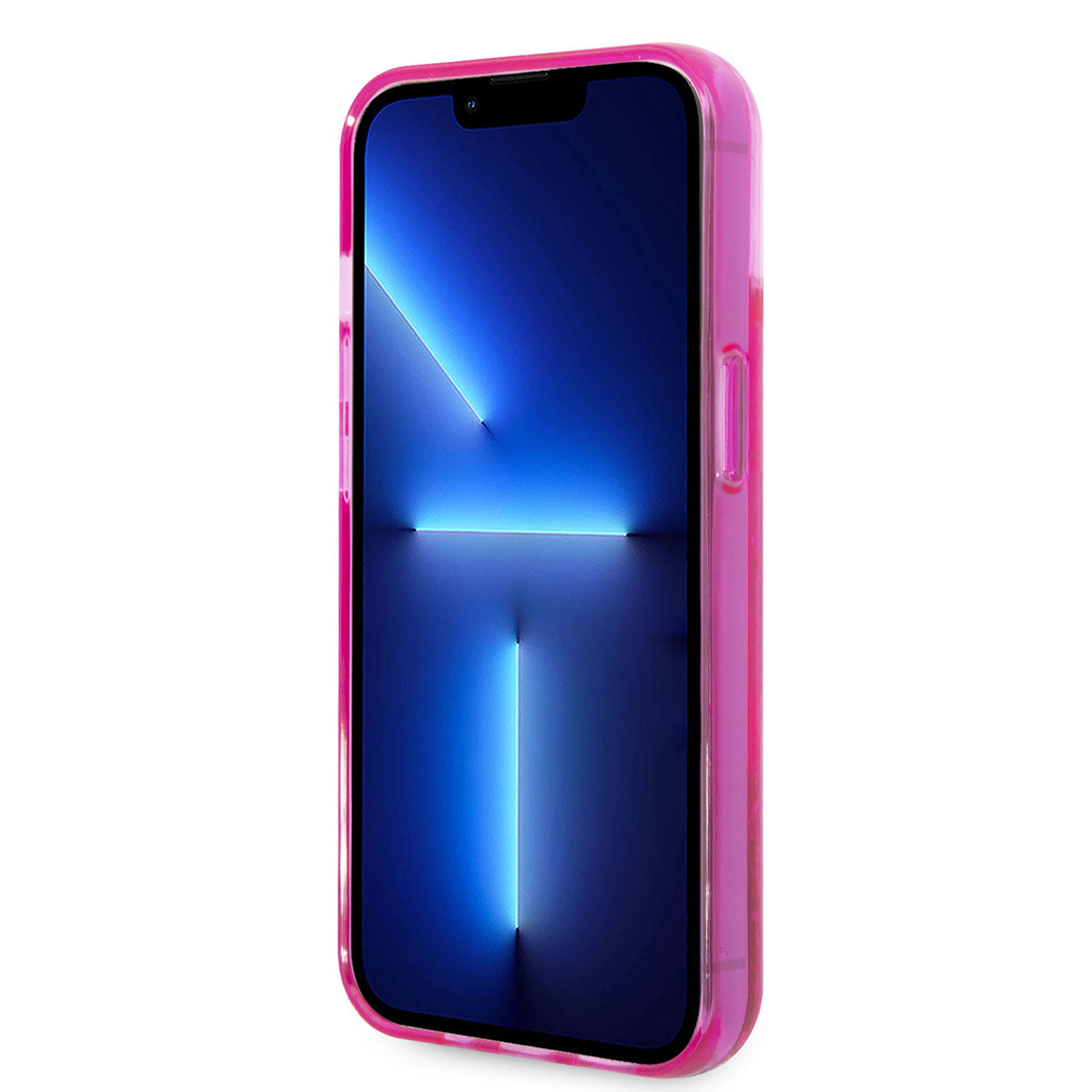 iPhone 14 Kılıf Karl Lagerfeld Sıvılı Simli RSG Dizayn Kılıf Siyah