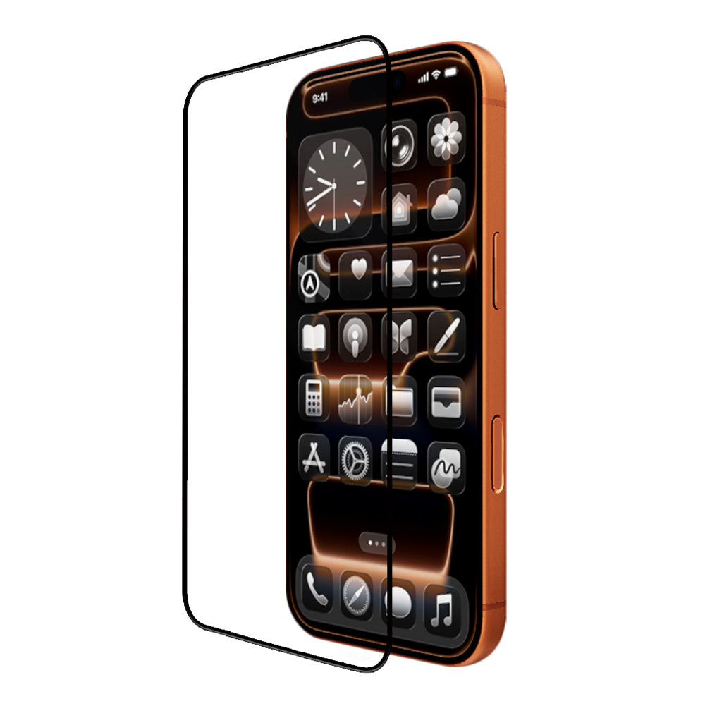 Apple iPhone 14 Mohseven M6 HD Temperli Cam Ekran Koruyucu + Kolay Uygulama Aparatı Şeffaf