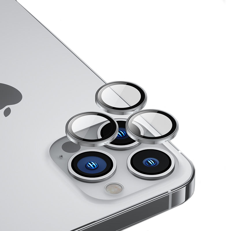 iPhone 14 Pro Benks King Kong PVD Kamera Lens Koruyucu Gümüş