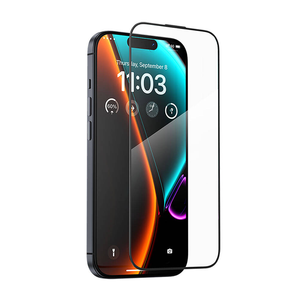 iPhone 14 Pro Benks V Pro Ultra Shield 0.3mm Ekran Koruyucu + Kolay Uygulama Aparatlı Siyah