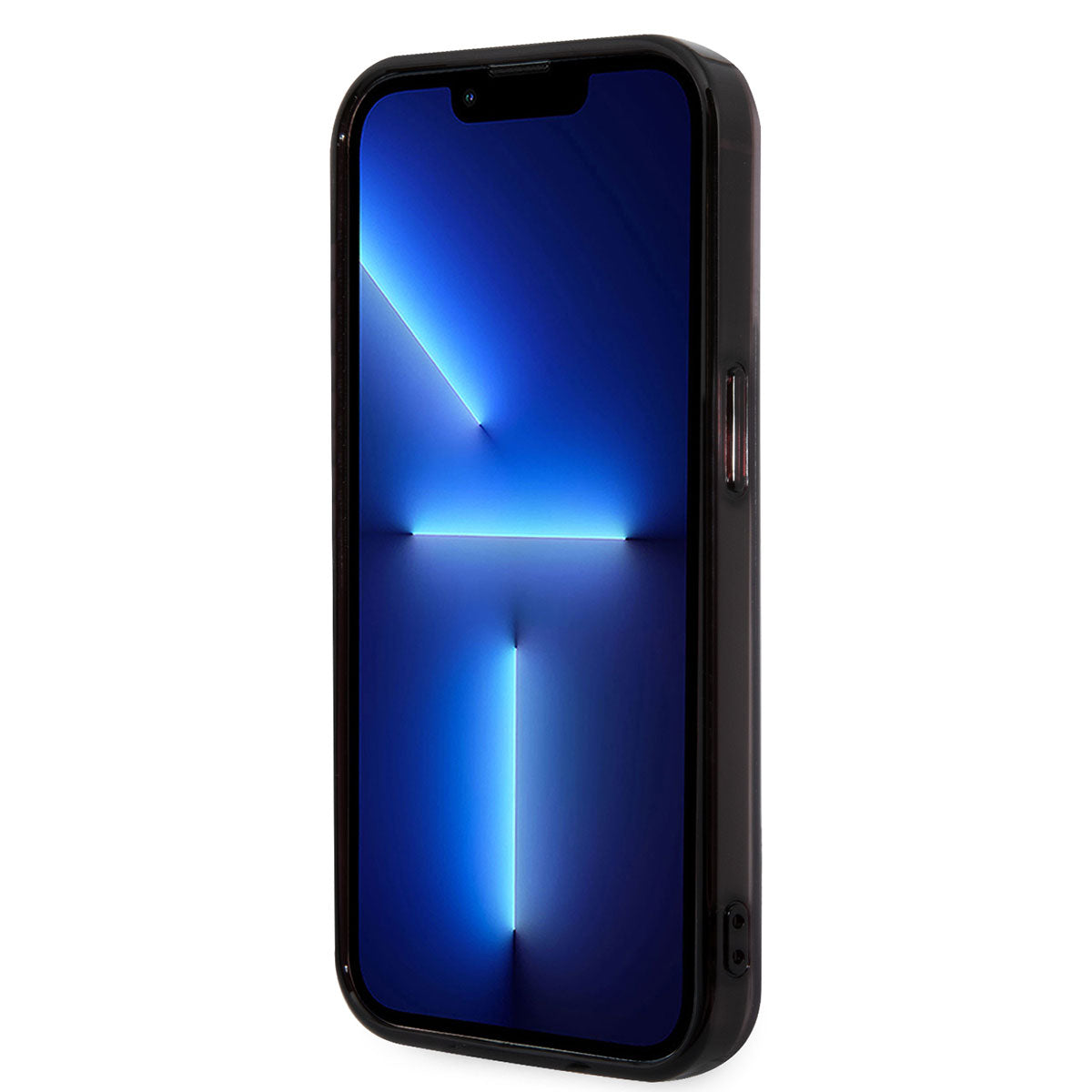 iPhone 14 Pro Kılıf AMG Transparan Siyah Çerçeve Dizayn Kılıf Şeffaf-Siyah