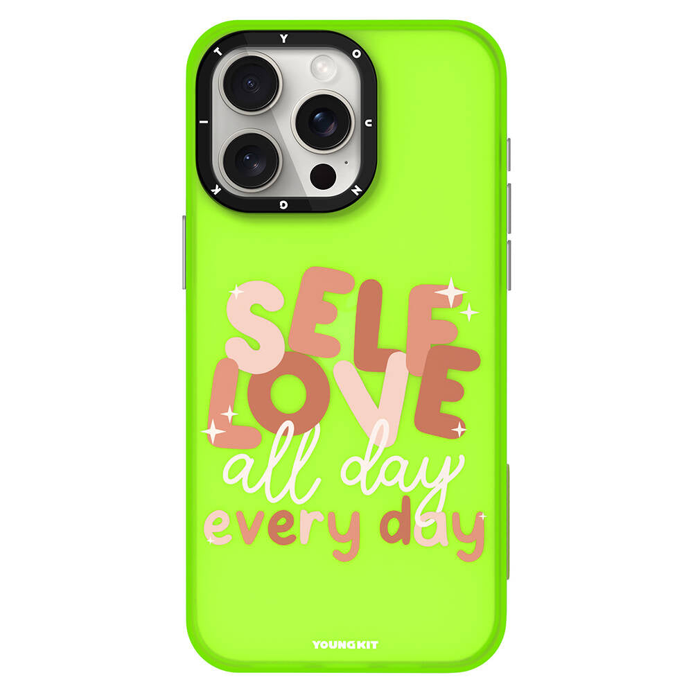 iPhone 14 Pro Kılıf Bethany Green Tasarımlı Youngkit Sweet Language Kılıf Pembe