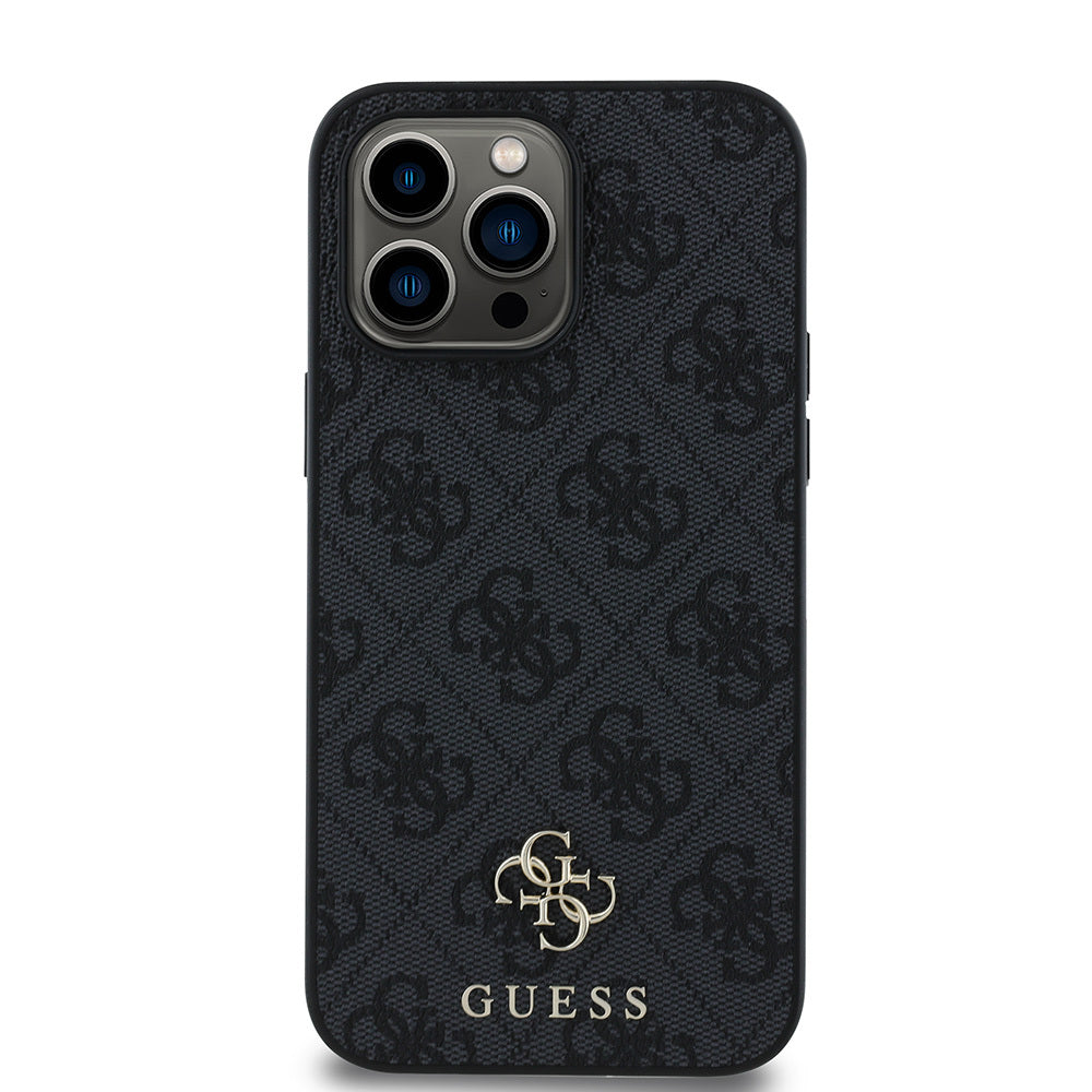 Apple iPhone 14 Pro Kılıf Guess Orjinal Lisanslı Magsafe Şarj Özellikli Small 4G Classic Kapak Pembe