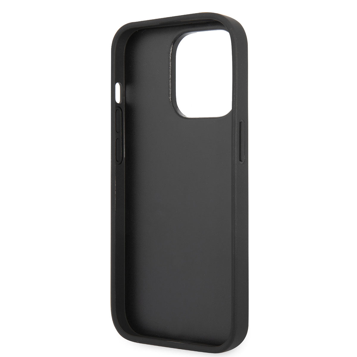 iPhone 14 Pro Kılıf Karl Lagerfeld Parlak Taşlı Choupette Dizayn Kılıf Siyah
