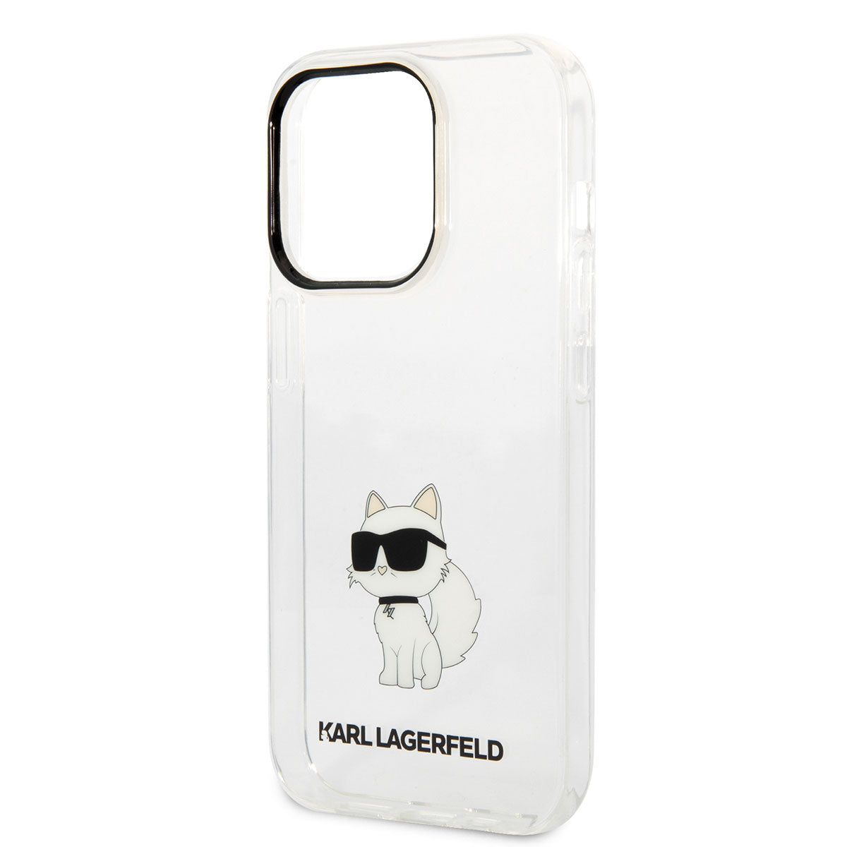 iPhone 14 Pro Kılıf Karl Lagerfeld Transparan Choupette Dizayn Kılıf Renksiz