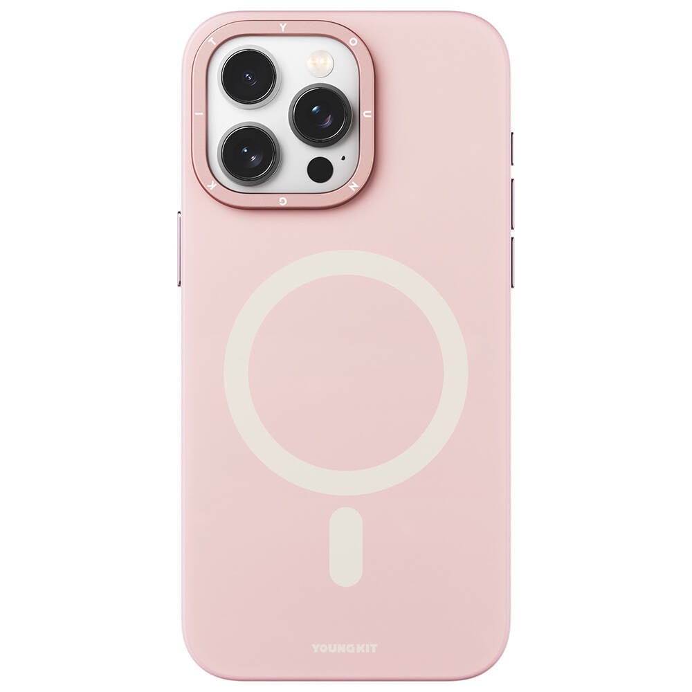 iPhone 14 Pro Kılıf Magsafe Şarj Özellikli Çizilmeye ve Aşınmaya Dayanıklı Youngkit Velvet Serisi Kılıf Mavi
