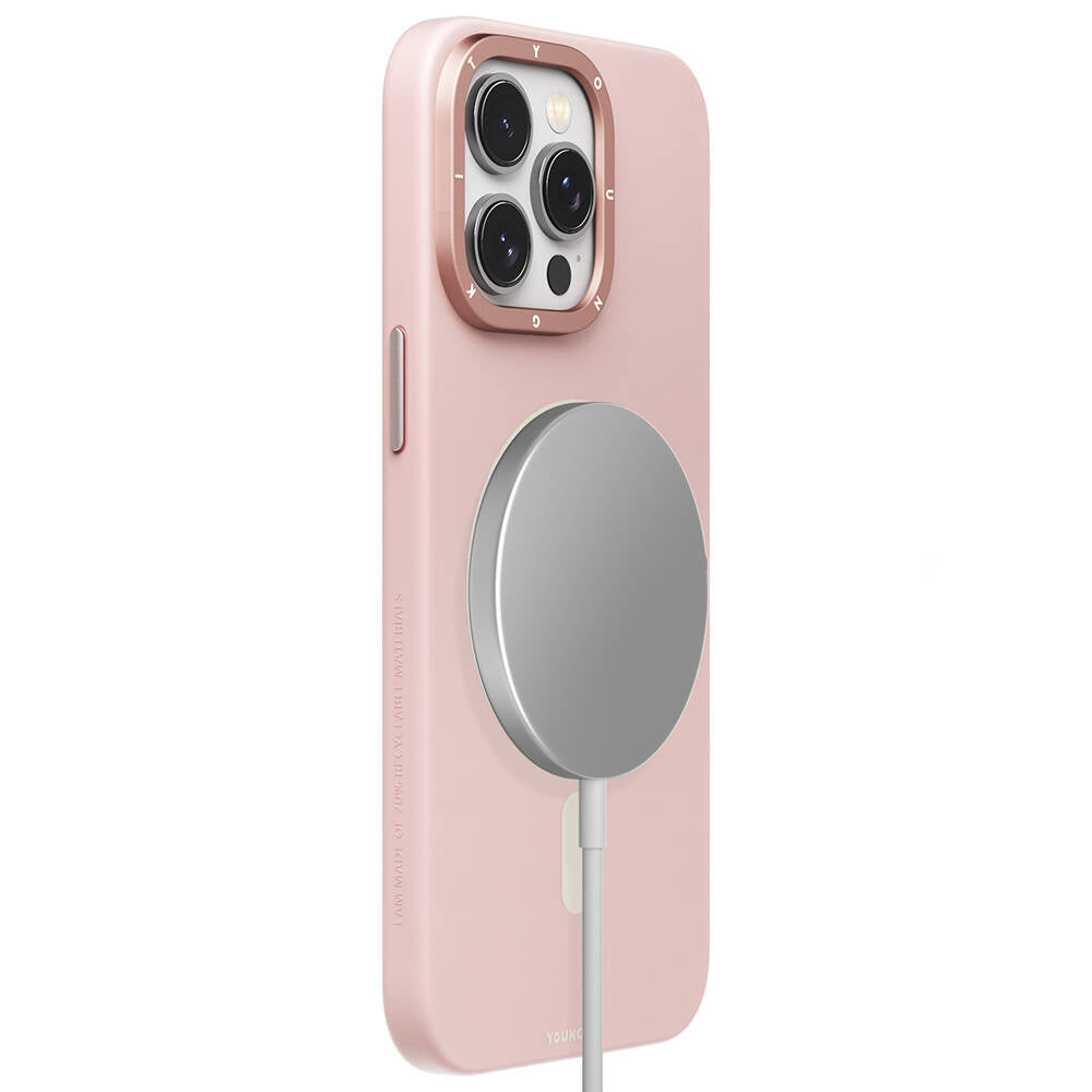 iPhone 14 Pro Kılıf Magsafe Şarj Özellikli Çizilmeye ve Aşınmaya Dayanıklı Youngkit Velvet Serisi Kılıf Siyah