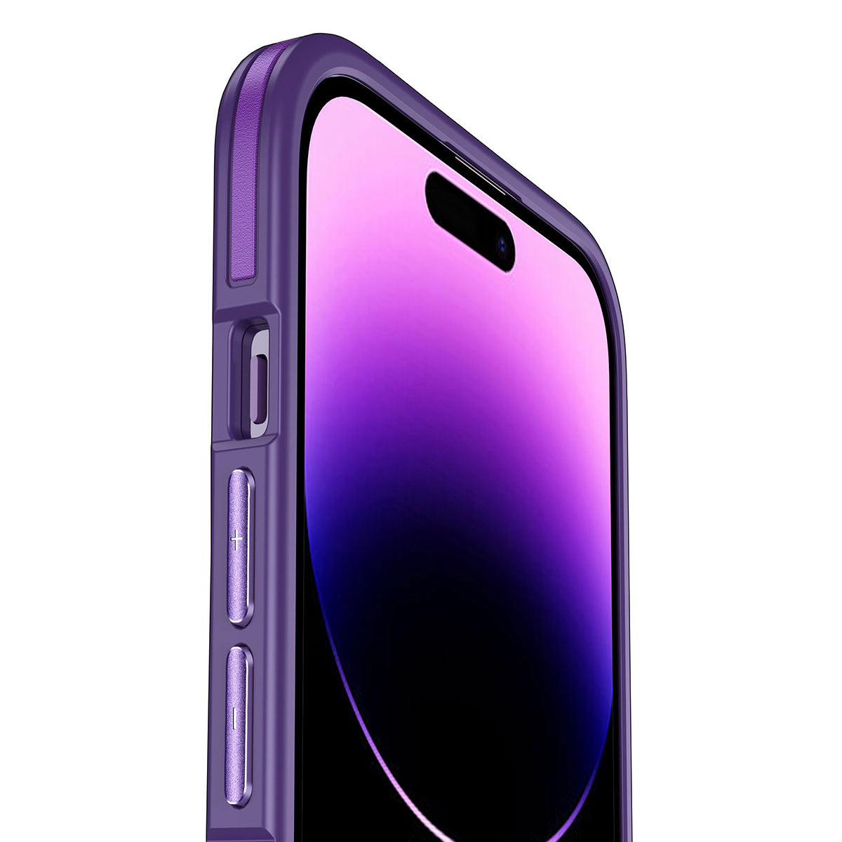 iPhone 14 Pro Kılıf Magsafe Şarj Özellikli Mat Görünümlü Wlons Vevo Kılıf Derin Mor