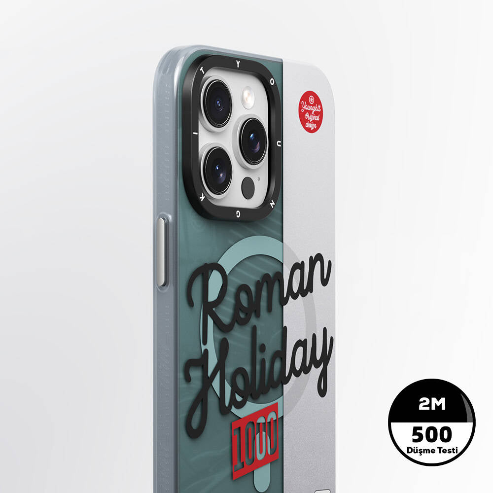 iPhone 14 Pro Kılıf Magsafe Şarj Özellikli Youngkit Motorcycle Legend Serisi Kılıf Siyah
