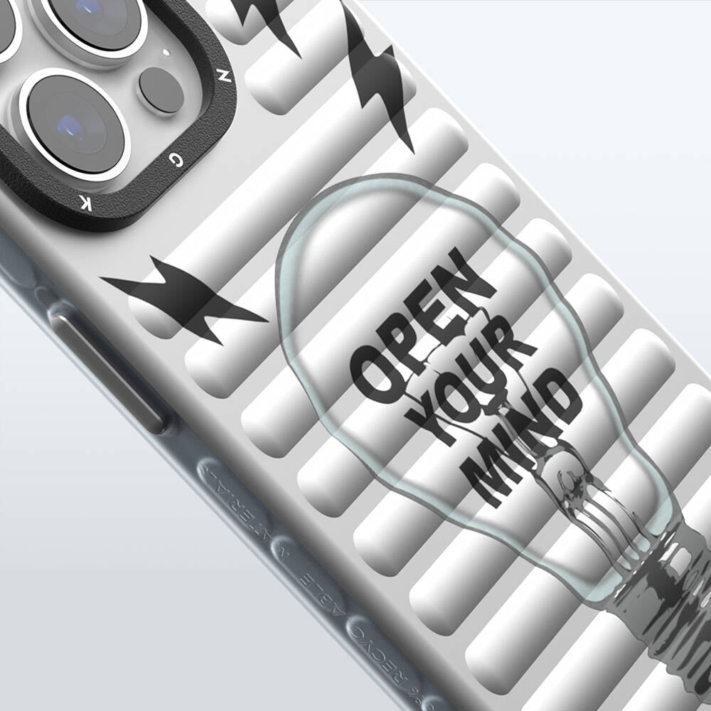 iPhone 14 Pro Kılıf Magsafe Şarj Özellikli Youngkit Open Mind Serisi Kılıf Siyah