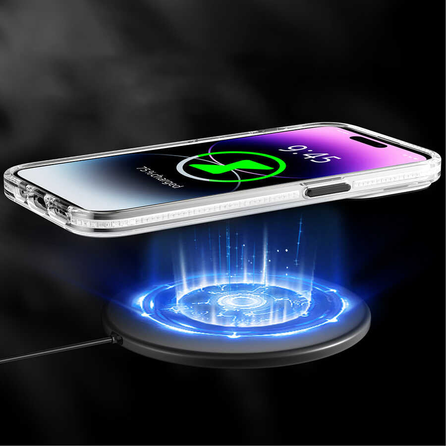 iPhone 14 Pro Kılıf Magsafe Şarj Özellikli Youngkit Play Rabbit Serisi Kılıf Kırmızı