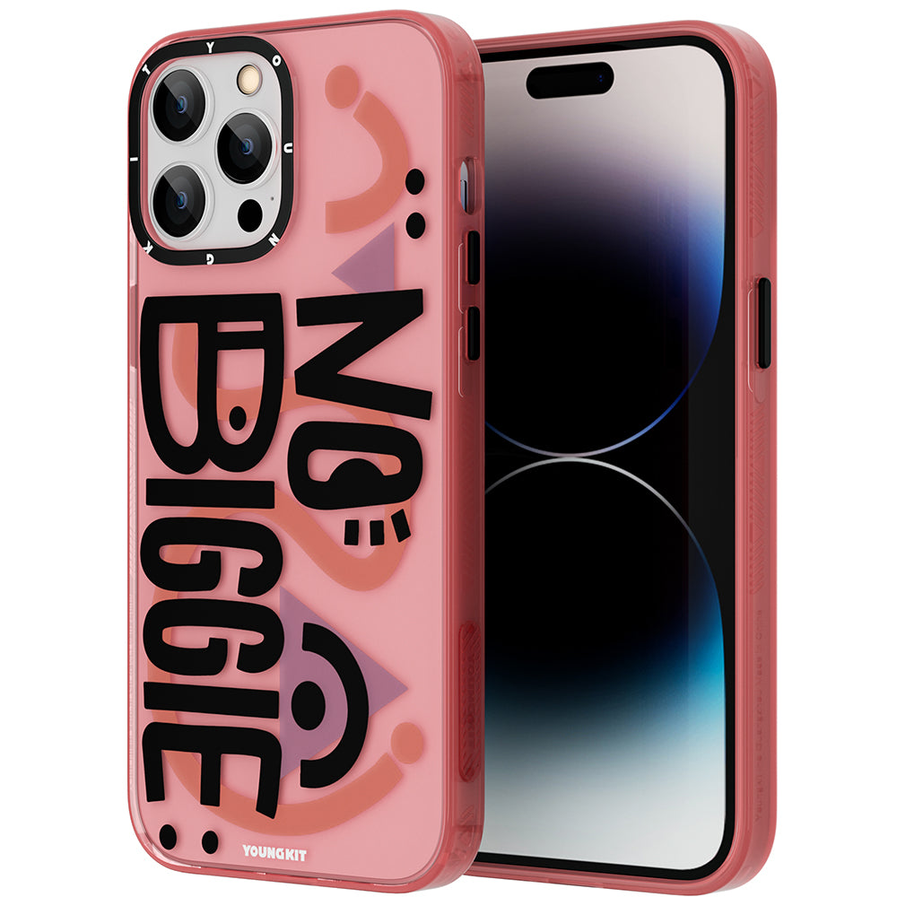 iPhone 14 Pro Kılıf Mutlu Mod Figürlü YoungKit Happy Mood Serisi Kılıf Kırmızı