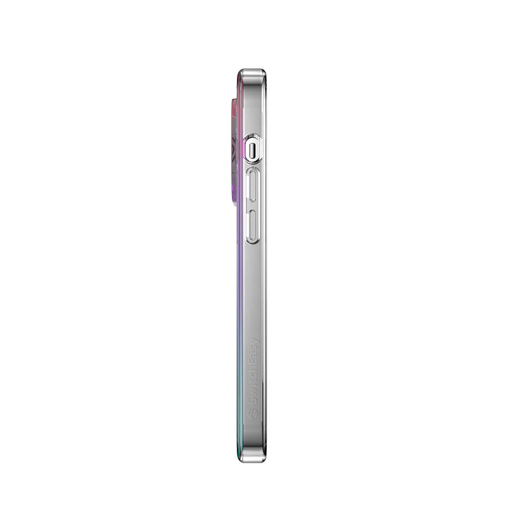 iPhone 14 Pro Kılıf Renk Geçişli Kenarları Şeffaf Tasarımlı Lisanslı Switcheasy Crush Plus Kılıf Starlight